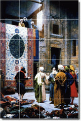 Lawrence Alma-Tadema Historical Painting Ceramic Tile Mural #99, 17"x25.5"