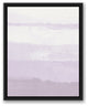 Soft Purple Abstract Gradiant 16x20 Black Floating Framed Canvas
