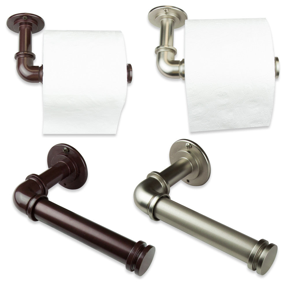 Single Toilet Paper Holder, Bronze