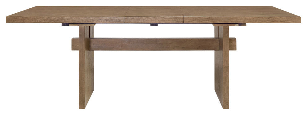 Coastal Wood Kitchen Table, Dining Table, Rectangular Table, Office Table, Brown