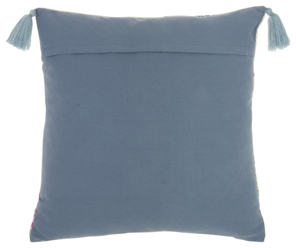 Colorful Handcrafted Accent Throw Pillow