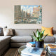 "Detroit Looking North on Woodward" by Stanton Manolakas, Canvas Print, 26x18"