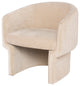 Clementine Almond Fabric Single Seat Sofa