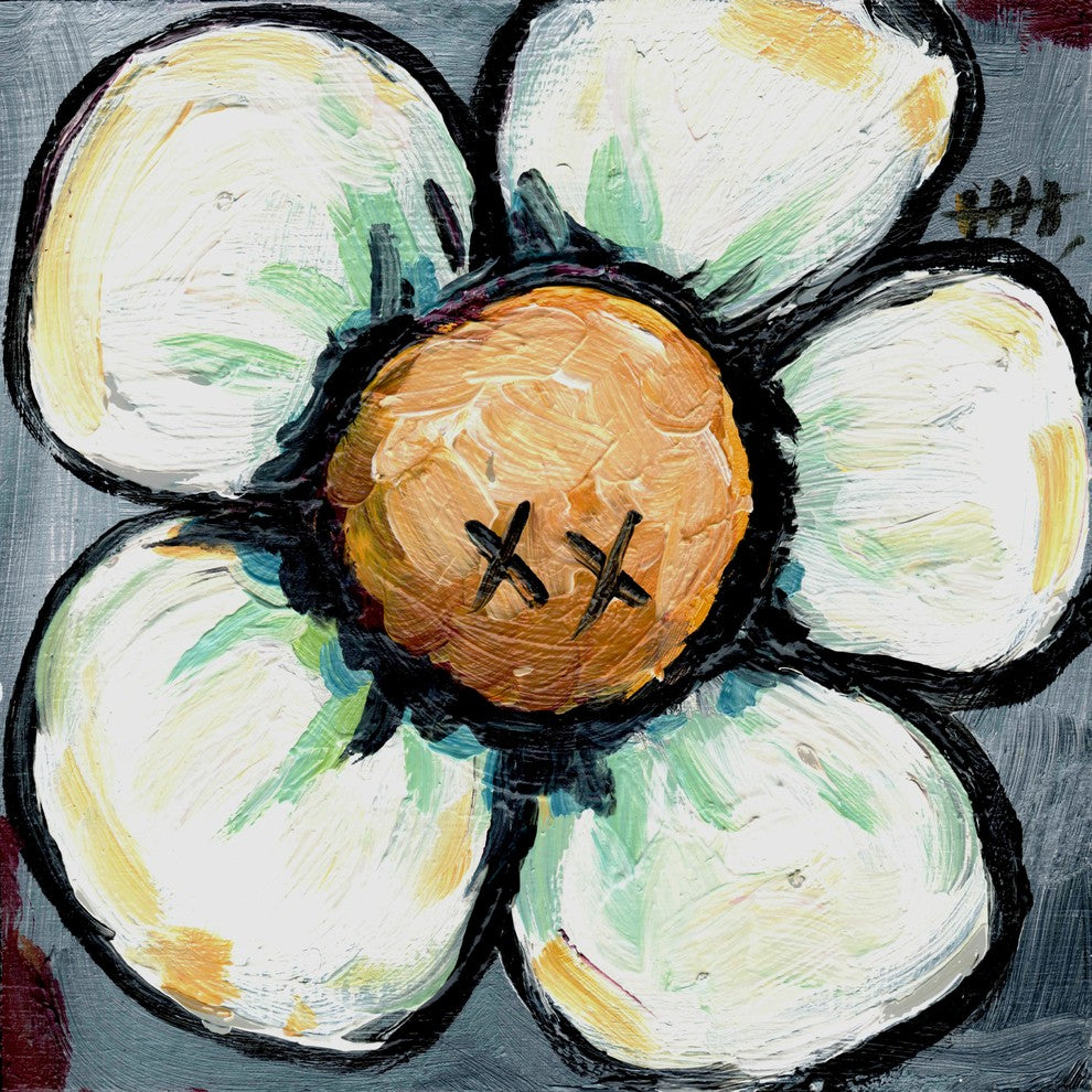 "XX Flower" Painting Print on Canvas by Tori Campisi