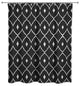 Diamond Shower Curtain, Black