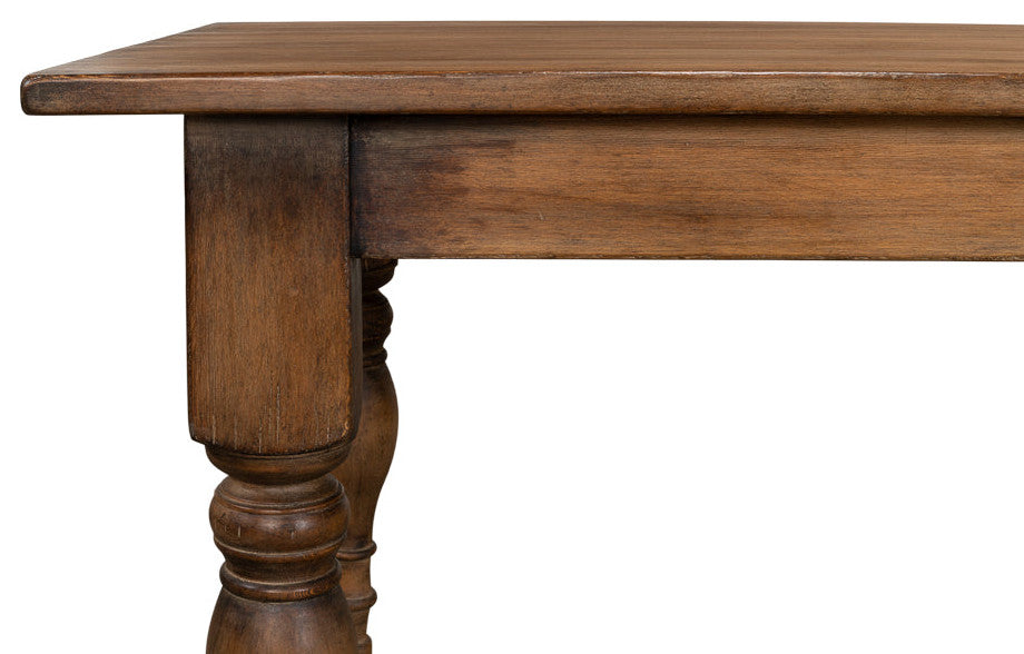 Gabby Dining Table Brown Seats 6