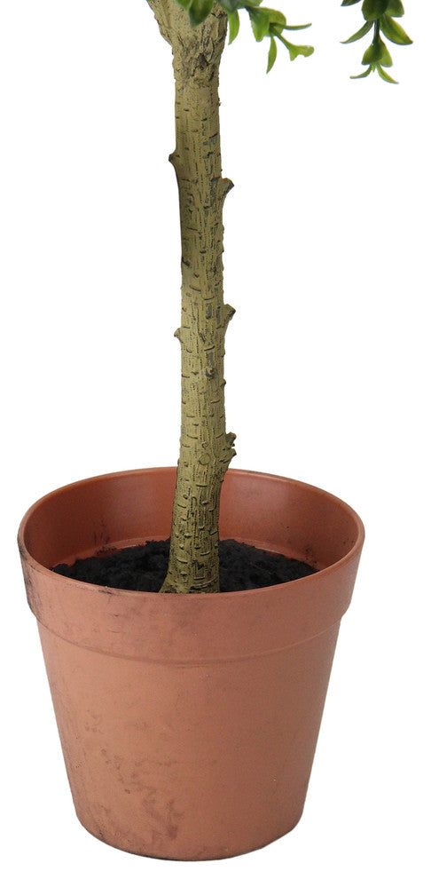 Potted Two-Tone Artificial Sweet Grass Tree, 26"