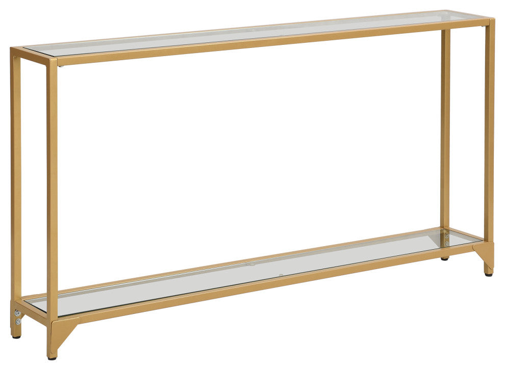 Graydon Gold Slim Console, Gold