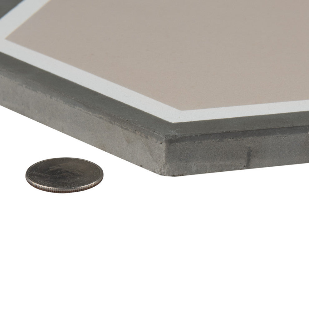 Cemento Hex Holland Channel Cement Floor and Wall Tile