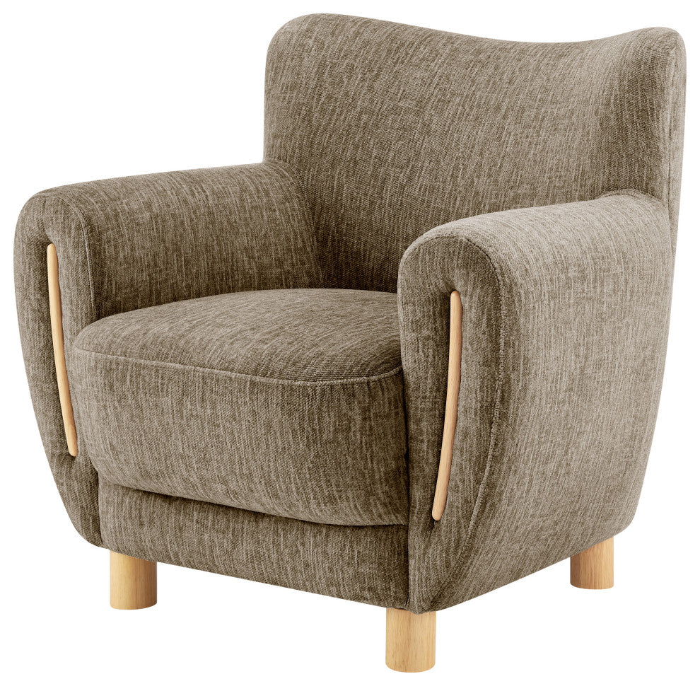 Bellamy Fabric Accent Arm Chair, Pasadena Taupe