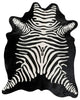 Pergamino Zebra Reverse Cowhide Rug