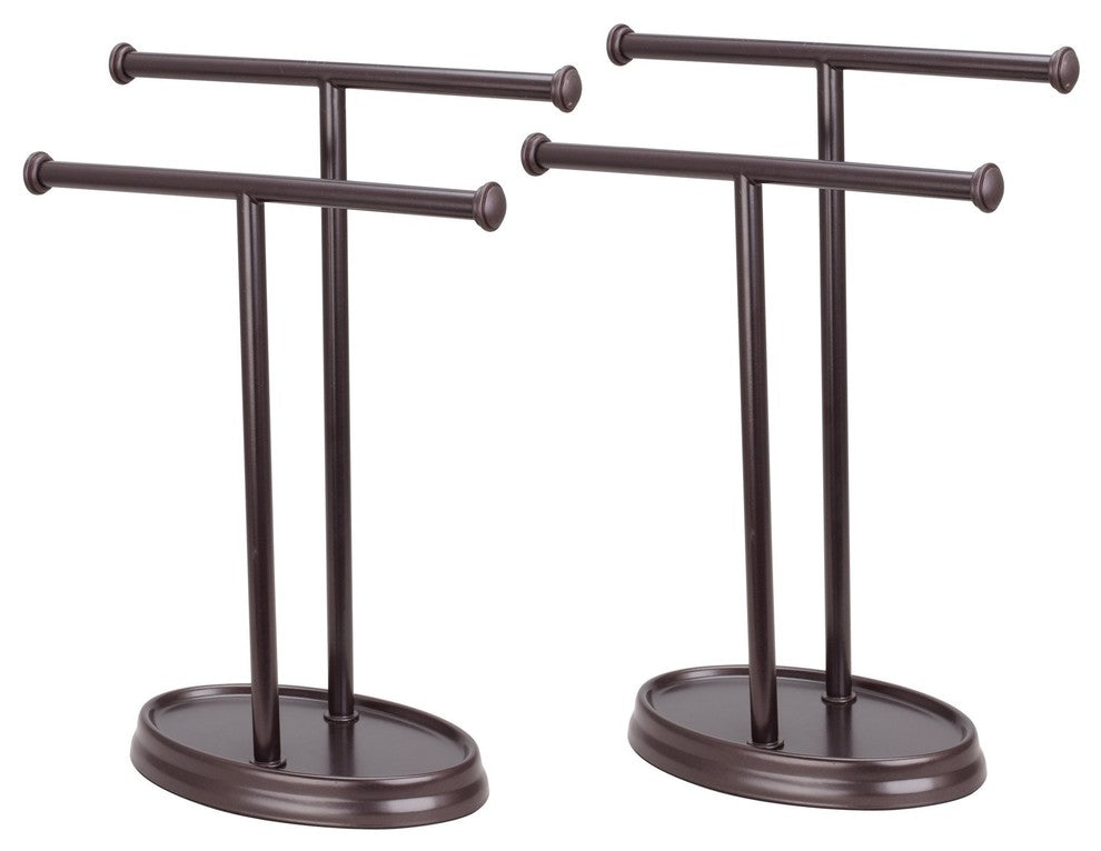 50001-1, Hand Towel Holder,, Oil Rubbed Bronze, 13 1/2"High, Set of 2