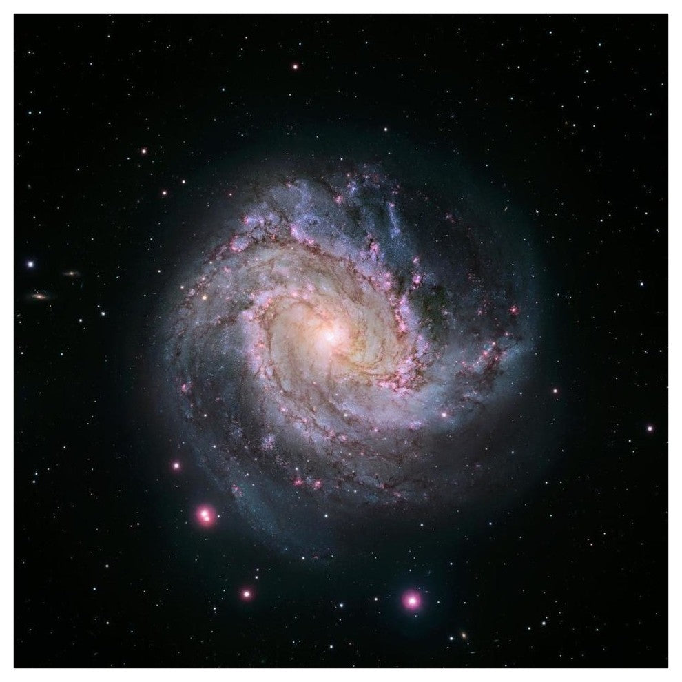 "M83 - Spiral Galaxy (Hubble-Magellan Composite)" Paper Print by NASA, 42"x42"