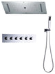Livorno Multi Function ceiling Mount LED Shower Set With Hand Held Shower