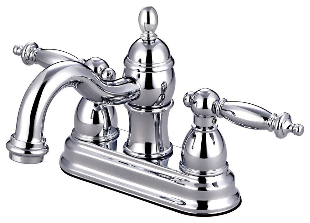 Templeton Two Handle 4" Centerset Lavatory Faucet with Retail Pop-up