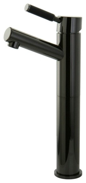 Single Handle vessel sink faucet,Black Nickel