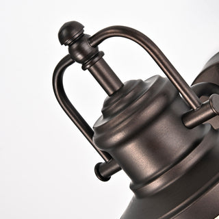 CHLOE Lighting Derrick Transitional 1Light Rubbed Bronze Outdoor Wall Sconce 14"