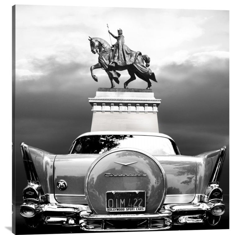 "Monuments" Stretched Canvas Giclee by Larry Butterworth, 34x36"
