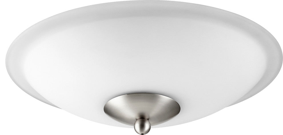 Quorum 1180-865 LED Fan Light Kit, Satin Nickel With Satin Opal Finish