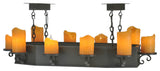 48L Carpathian 10 LT Oblong Chandelier