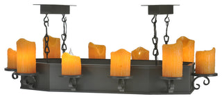 48L Carpathian 10 LT Oblong Chandelier