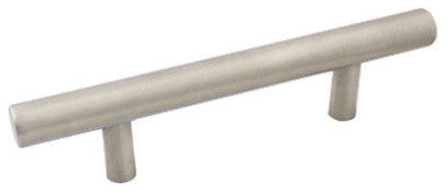 Cosmas 425-030-H-SS Stainless Steel Cabinet Euro Style Bar Pull, Set of 5