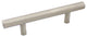 Cosmas 425-030-H-SS Stainless Steel Cabinet Euro Style Bar Pull, Set of 5