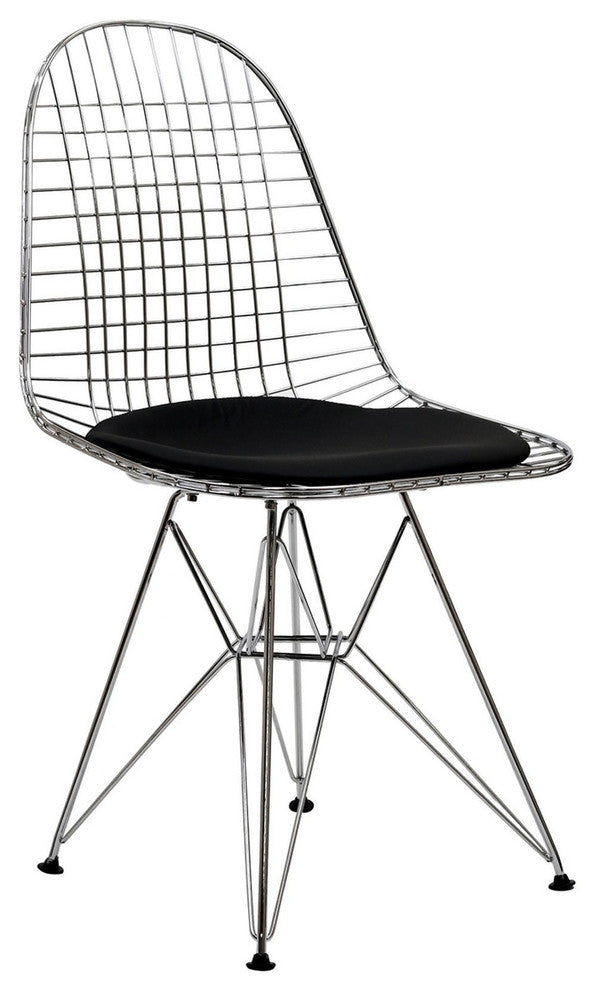 Modern Contemporary Kitchen Dining Side Chair Black