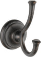 Delta Cassidy Double Robe Hook, Venetian Bronze, 79735-RB