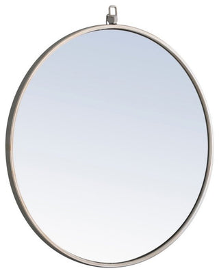 Contemporary Silver Vanity Mirror