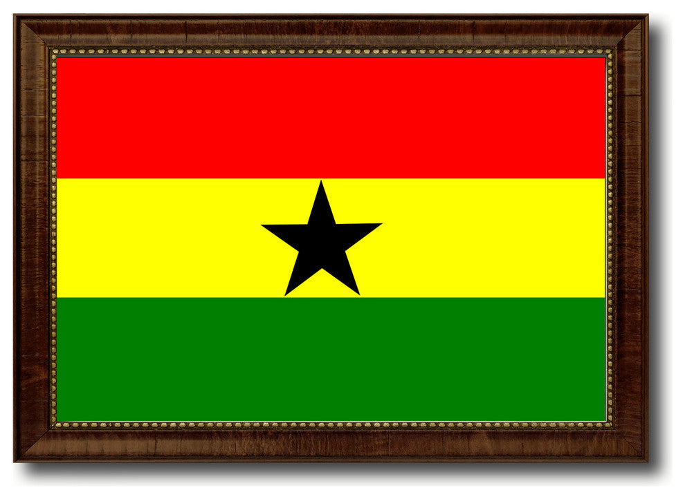 Ghana Country Flag Canvas Print, 19"x27"