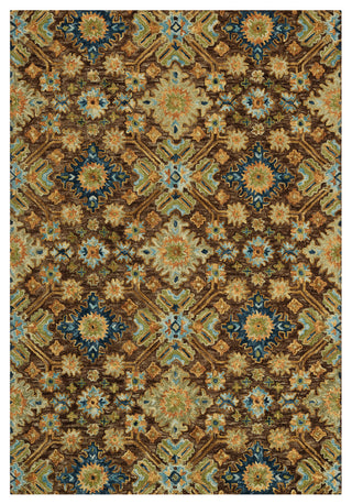 Jackson Traditional Brown Hand-Hooked Area Rug 3'6" x 5'6"