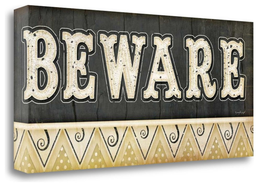 "Beware" By Jennifer Pugh, Giclee Print on Gallery Wrap Canvas, Ready to Hang
