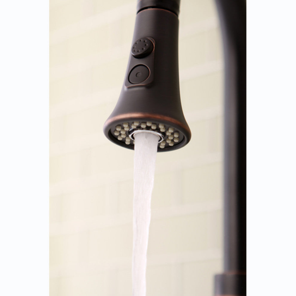 Gourmet Scape Kitchen Faucet Pull-Down Sprayer, Naples Bronze