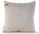 Ivory Throw Pillow Covers 16"x16" Silk, Metallic Fusion