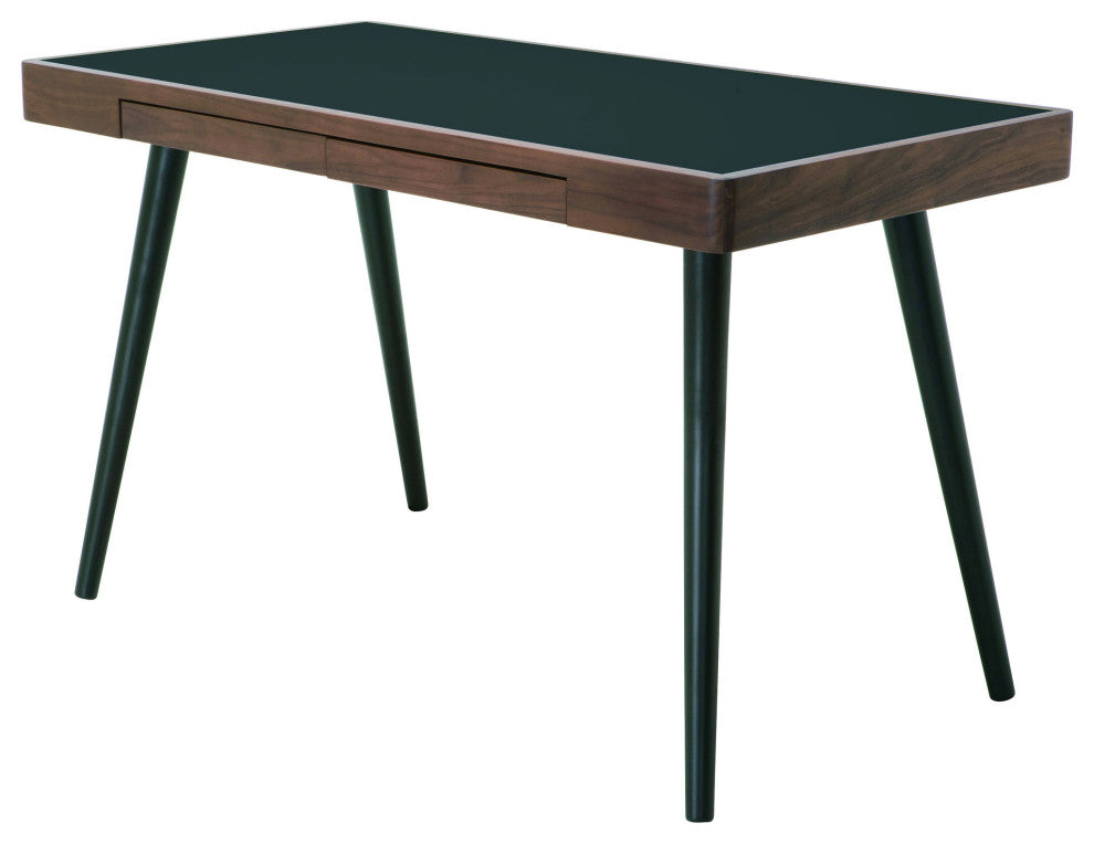 Modern Walnut Wooden Writing Desk