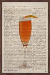 "Mimosa" Framed Painting Print, 12"x18"