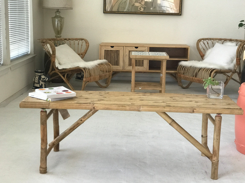 Bamboo Folding Bench