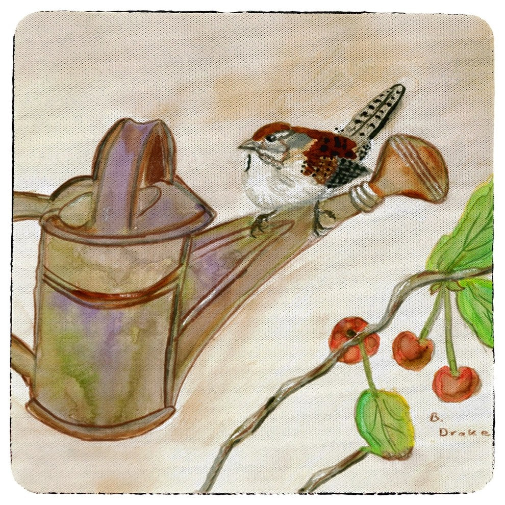 Carolina Wren Coaster - 3 Sets of 4 (12 Total)
