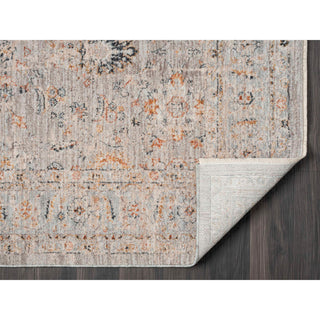 Manor Sarouk Machine Made Indoor Area Rug, 7'10", Charcoal