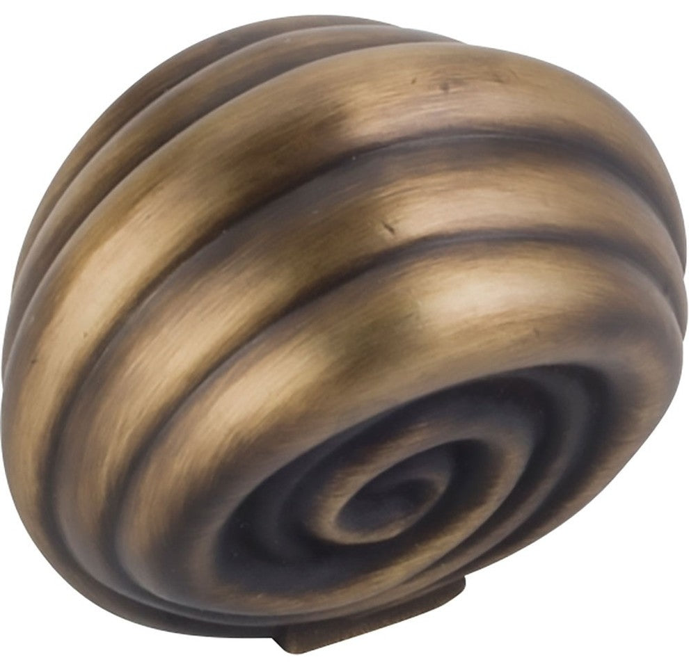 Jeffrey Alexander 415ABSB Lille Cabinet Knob, Antique Brushed Satin Brass