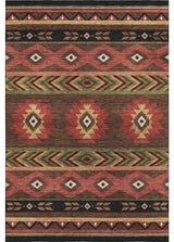Addison Premium Washable Mayfield AMF178 Brown 5' x 7'6" Rug