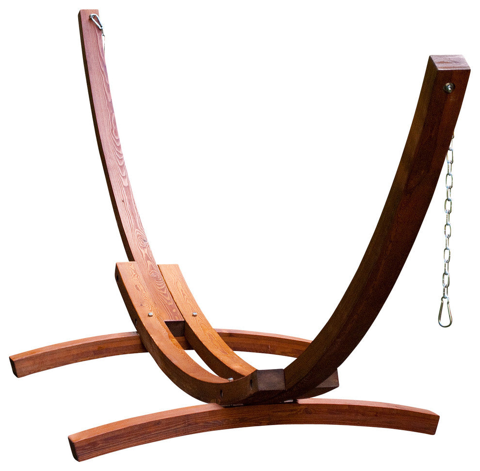 Natural Wood Arc Stand, 15'