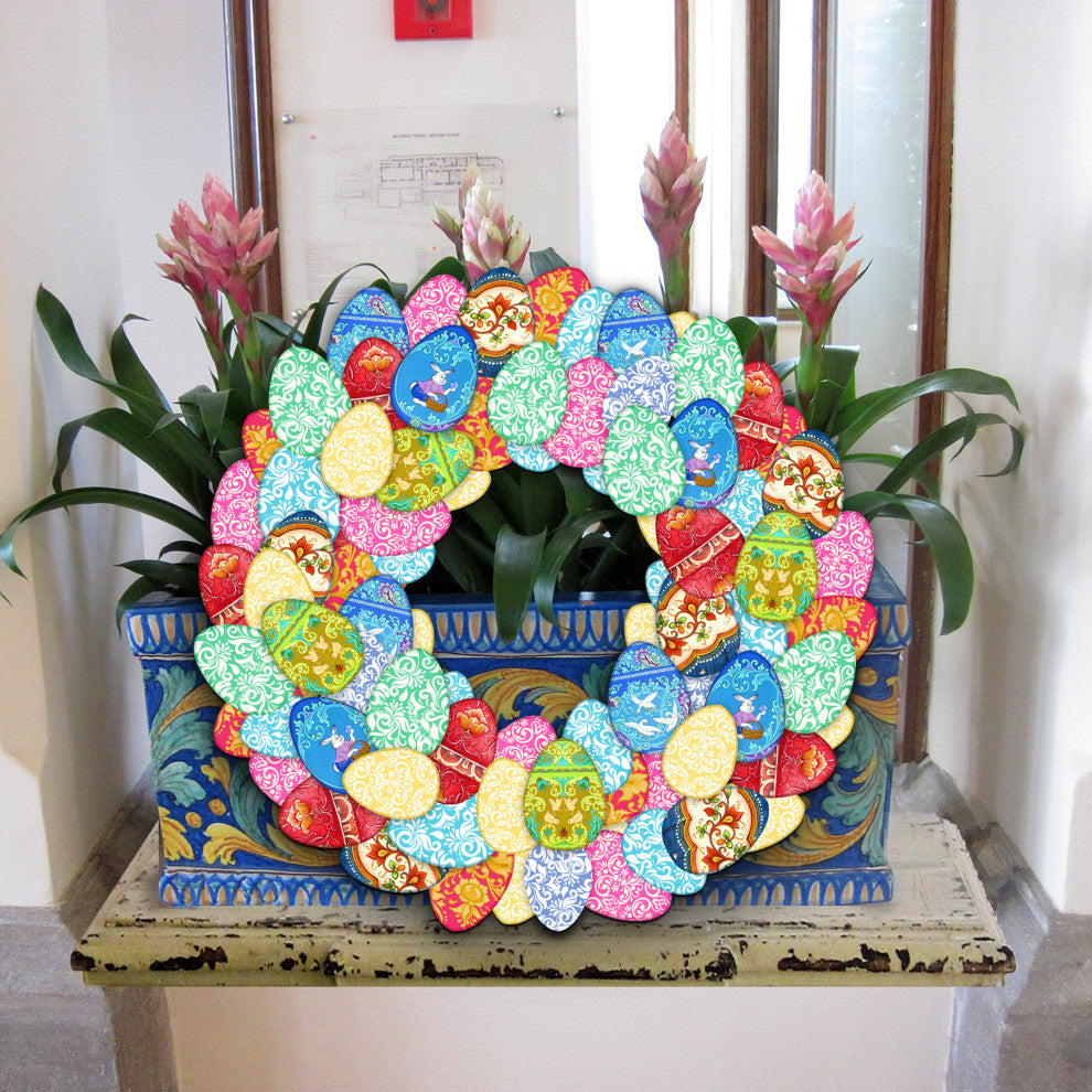 Easter Eggs Wreath Decor