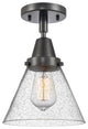 INNOVATIONS LIGHTING 447-1C-BK-G44-LED Large Cone Flush Mount