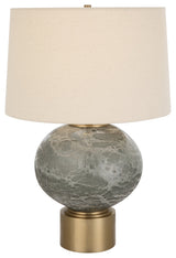 Uttermost Lunia Gray Glass Table Lamp