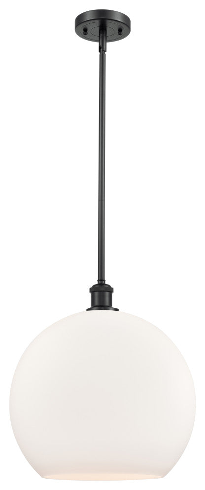 Innovations Lighting 516-1S-BK-G121-14-LED Athens 1 Light 13.75" Pendant