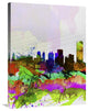 "Buffalo Watercolor Skyline" Fine Art Print