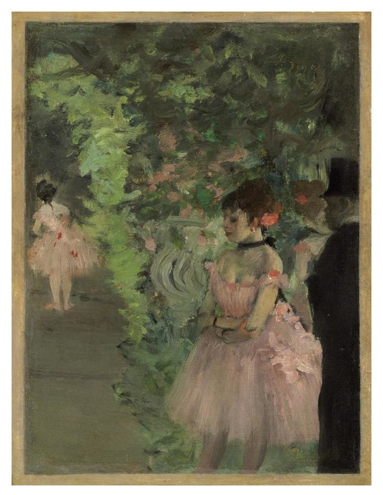 "Dancers Backstage, 1876/1883" Digital Paper Print by Edgar Degas, 14"x18"