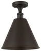Innovations Lighting 516-1C-OB-MBC-12-OB-LED 1 Light 12" Semi-Flush Mount